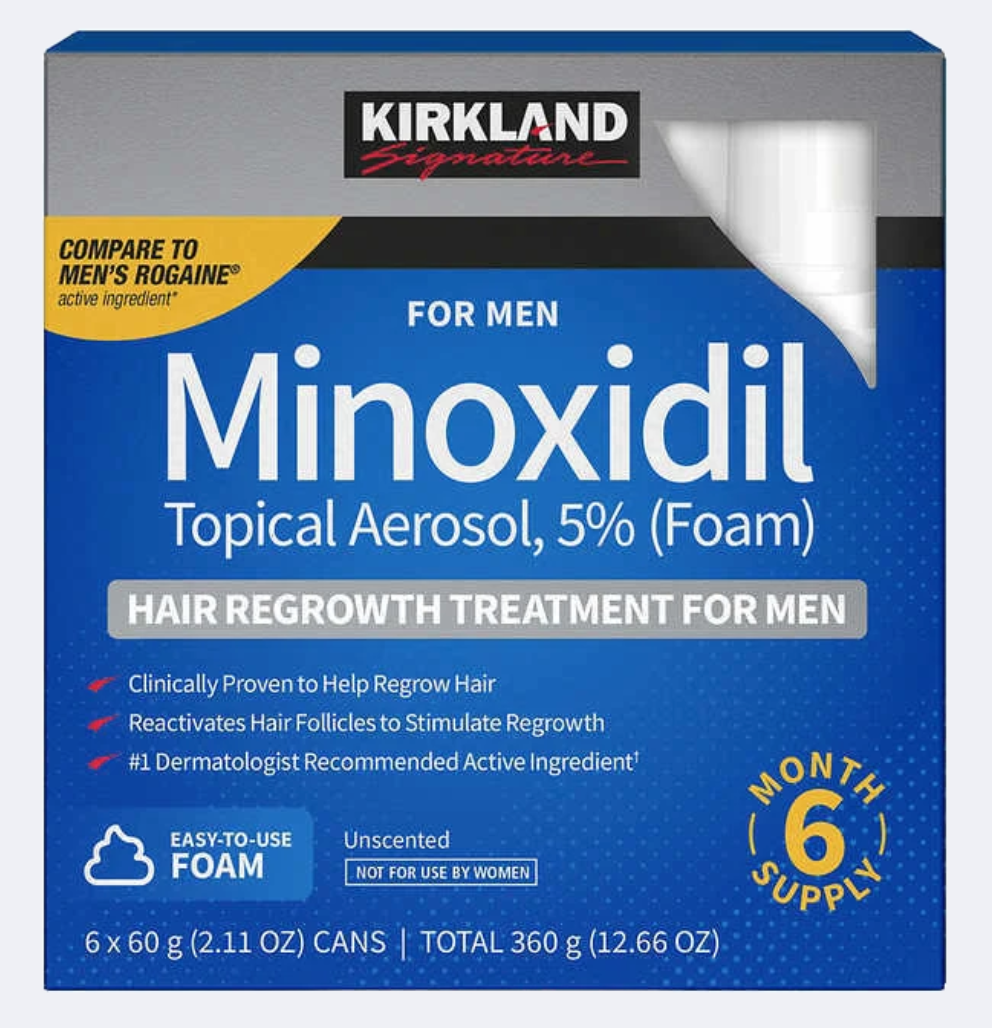 Kirkland Minoxidil Foam 6 Months