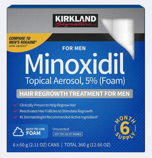 Kirkland Minoxidil Foam 6 Months