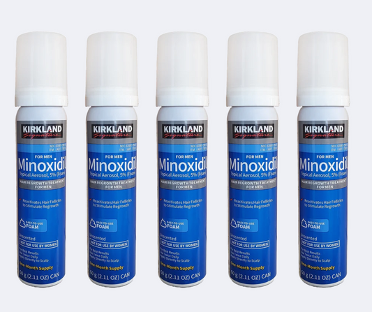 Kirkland Minoxidil Foam 5 Months